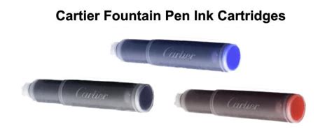 cartier fountain pen refills.